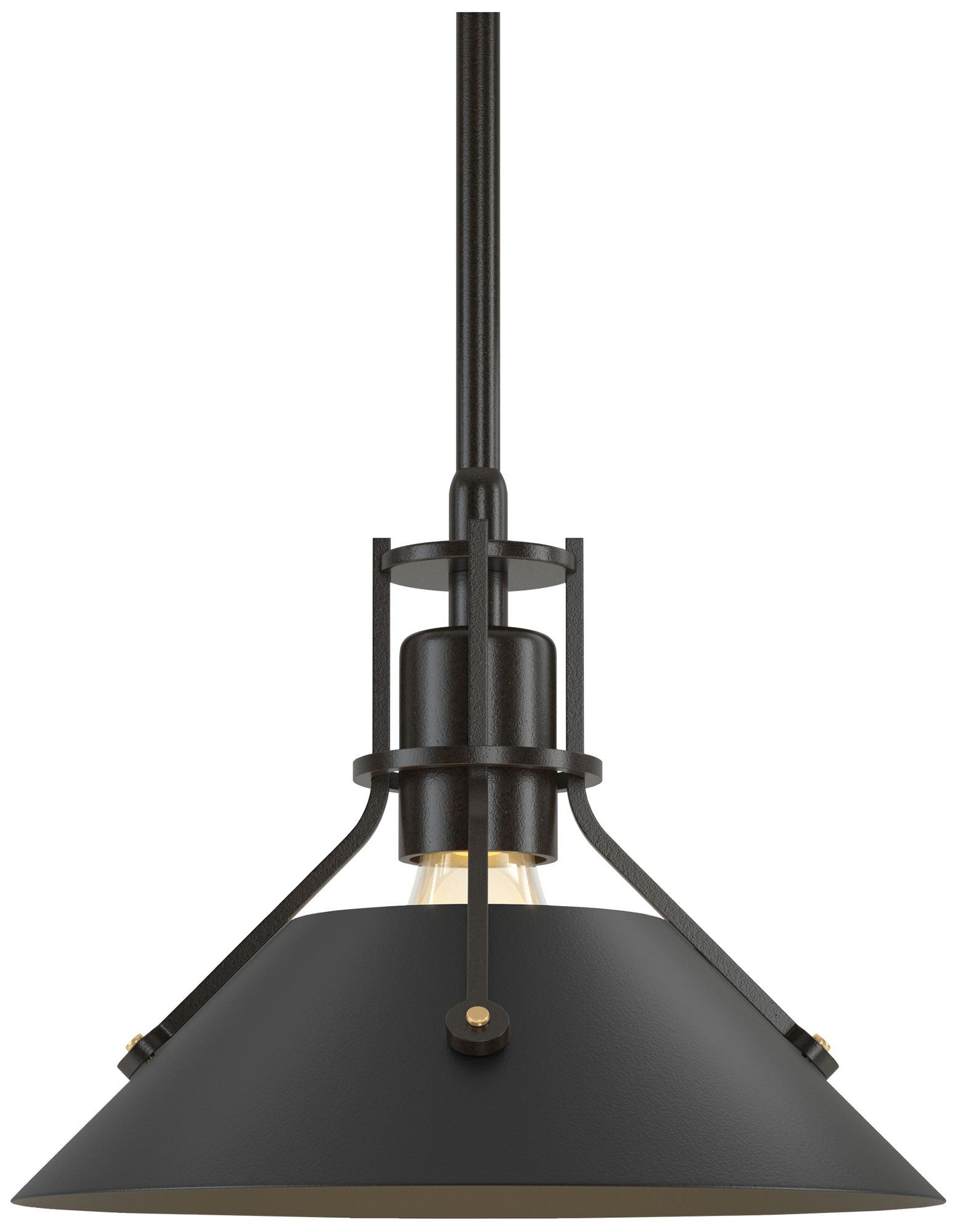 Henry 9" Wide Oil Rubbed Bronze Mini Pendant w/ Black