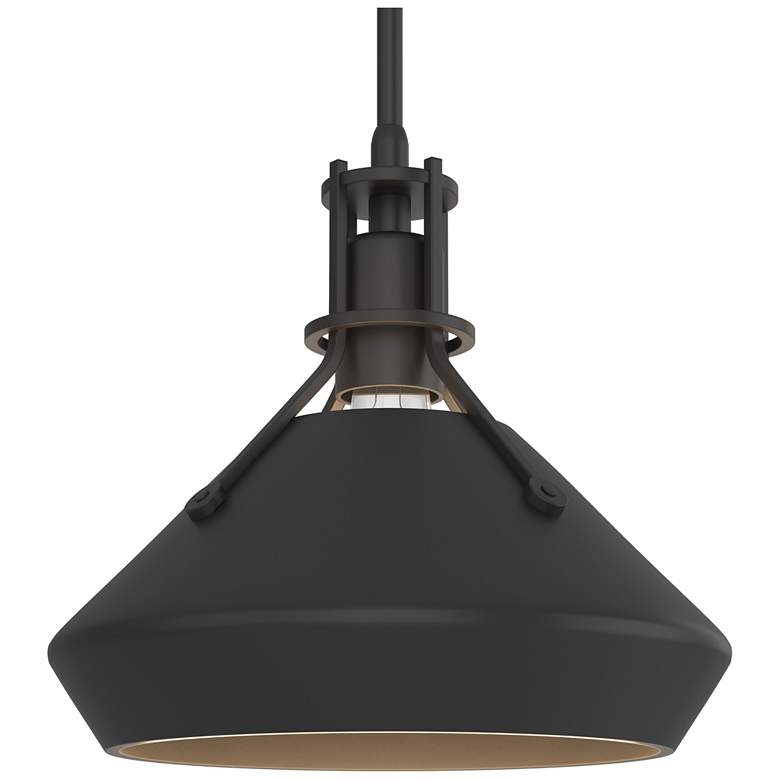 Image 1 Henry &#38; Chamfer Pendant - Black Finish - Black Accents