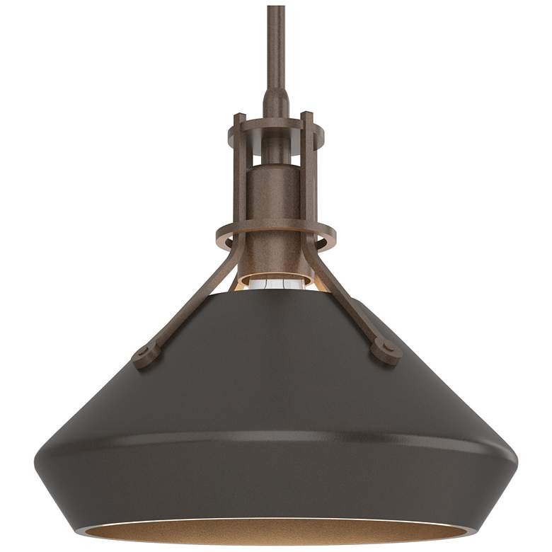 Image 1 Henry &#38; Chamfer Pendant - Bronze Finish - Oil Rubbed Bronze Accents