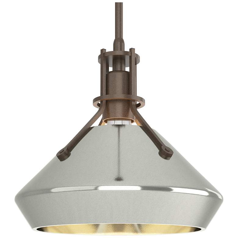 Image 1 Henry & Chamfer Pendant - Bronze Finish - Sterling Accents