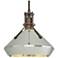 Henry & Chamfer Pendant - Bronze Finish - Sterling Accents