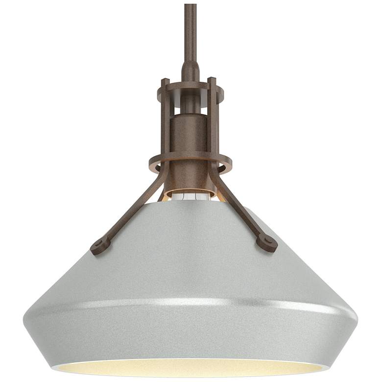Image 1 Henry & Chamfer Pendant - Bronze Finish - Vintage Platinum Accents