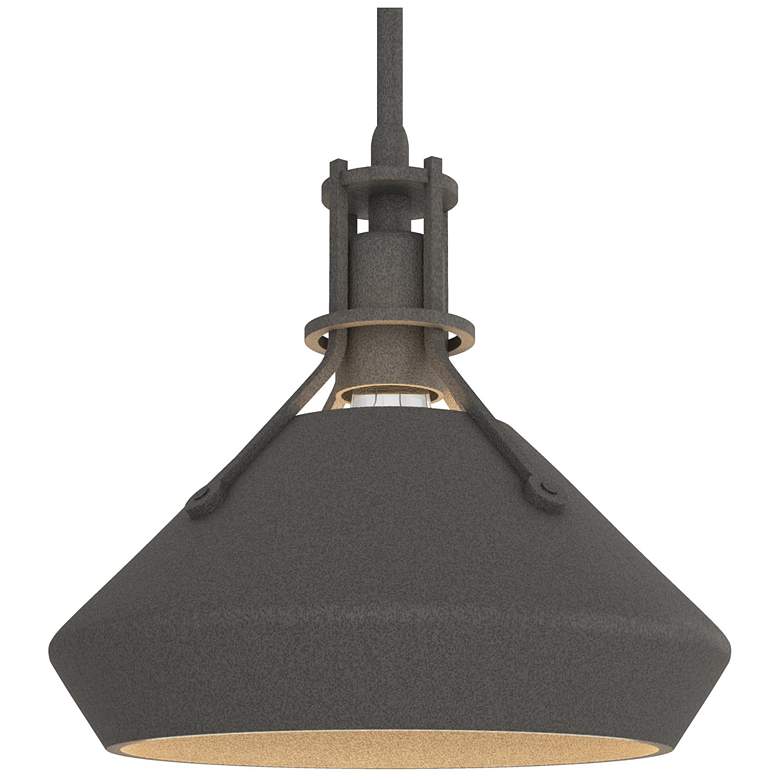 Image 1 Henry & Chamfer Pendant - Natural Iron Finish - Natural Iron Accents