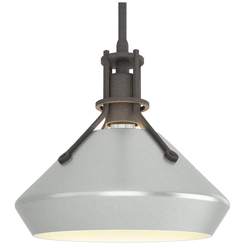 Image 1 Henry & Chamfer Pendant - Natural Iron Finish - Vintage Platinum Accent