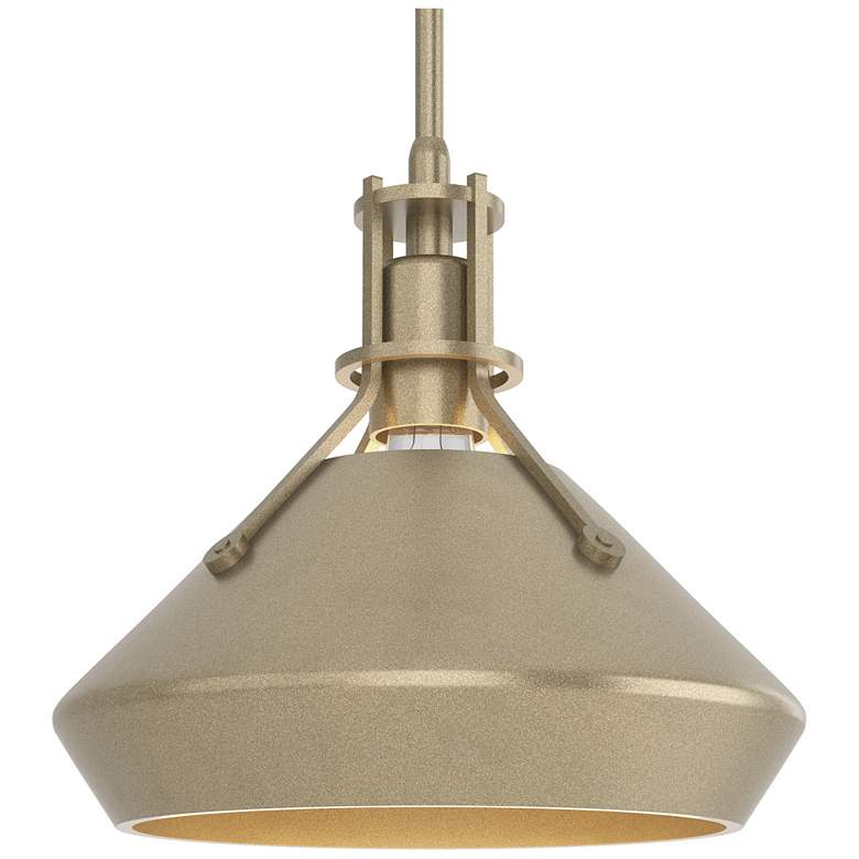 Image 1 Henry & Chamfer Pendant - Soft Gold Finish - Soft Gold Accents