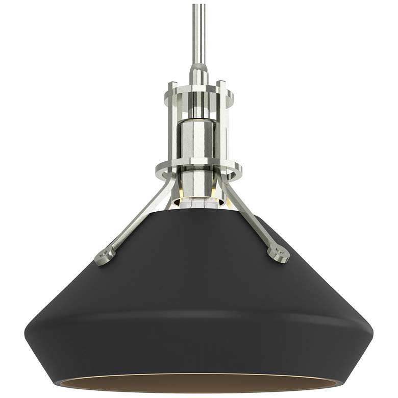 Image 1 Henry & Chamfer Pendant - Sterling Finish - Black Accents