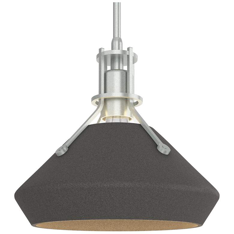 Image 1 Henry & Chamfer Pendant - Vintage Platinum Finish - Natural Iron Accent