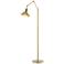 Henry Floor Lamp - Modern Brass Finish - Modern Brass Accents
