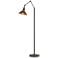 Henry Floor Lamp - Natural Iron Finish - Bronze Accents