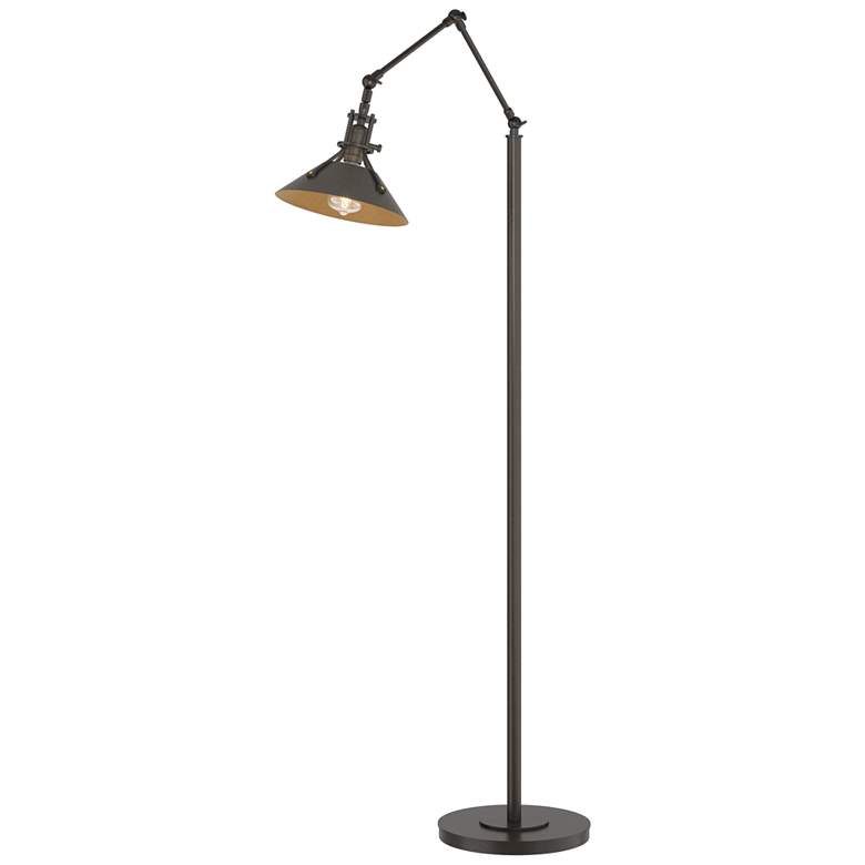 Image 1 Henry Floor Lamp - Oil Rubbed Bronze Finish - Dark Smoke Accents