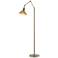 Henry Floor Lamp - Soft Gold Finish - Modern Brass Accents