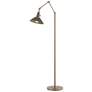 Henry Floor Lamp - Soft Gold Finish - Natural Iron Accents