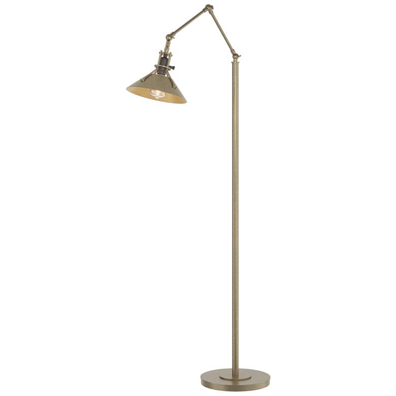 Image 1 Henry Floor Lamp - Soft Gold Finish - Soft Gold Accents