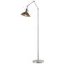 Henry Floor Lamp - Sterling Finish - Bronze Accents