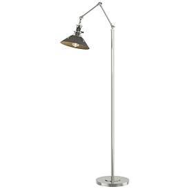Image1 of Henry Floor Lamp - Sterling Finish - Natural Iron Accents