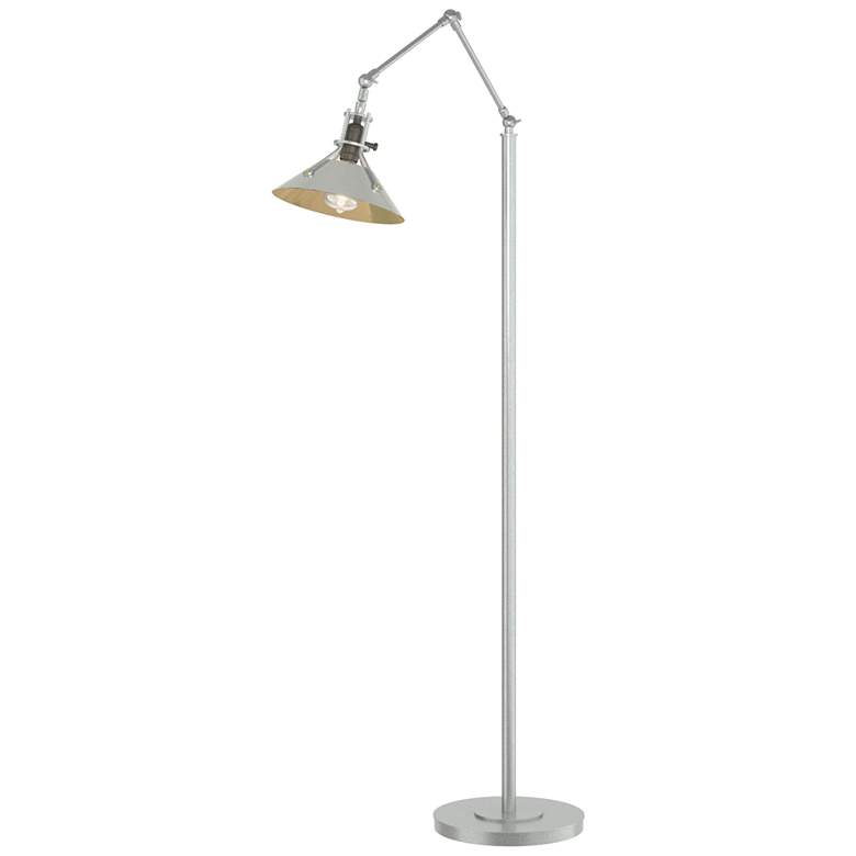 Image 1 Henry Floor Lamp - Vintage Platinum Finish - Sterling Accents