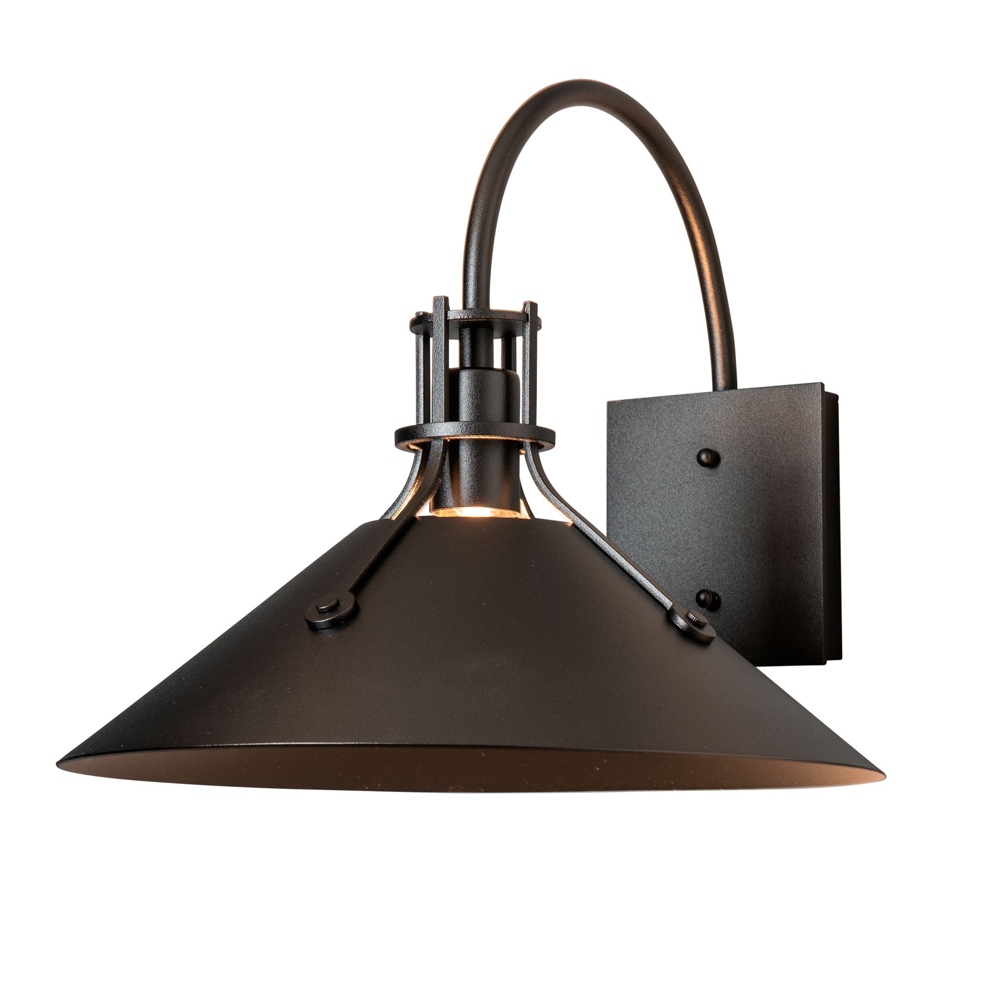 Image 2 Henry Large Outdoor Sconce - Black Finish - Made to Order more views