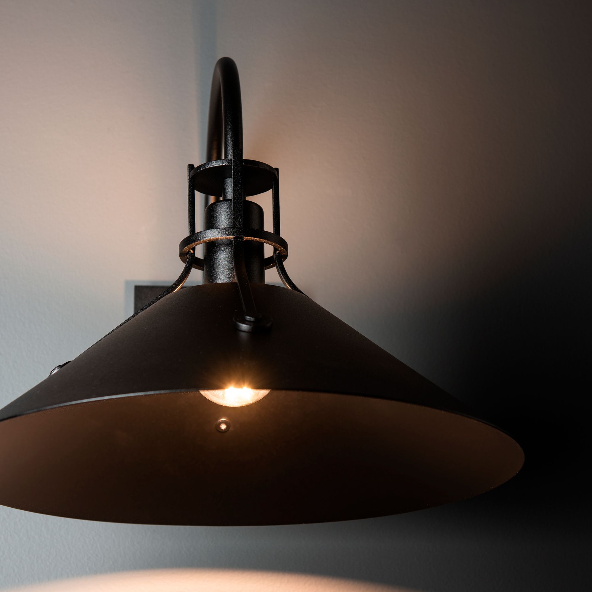 Image 6 Henry Large Outdoor Sconce - Black Finish - Made to Order more views