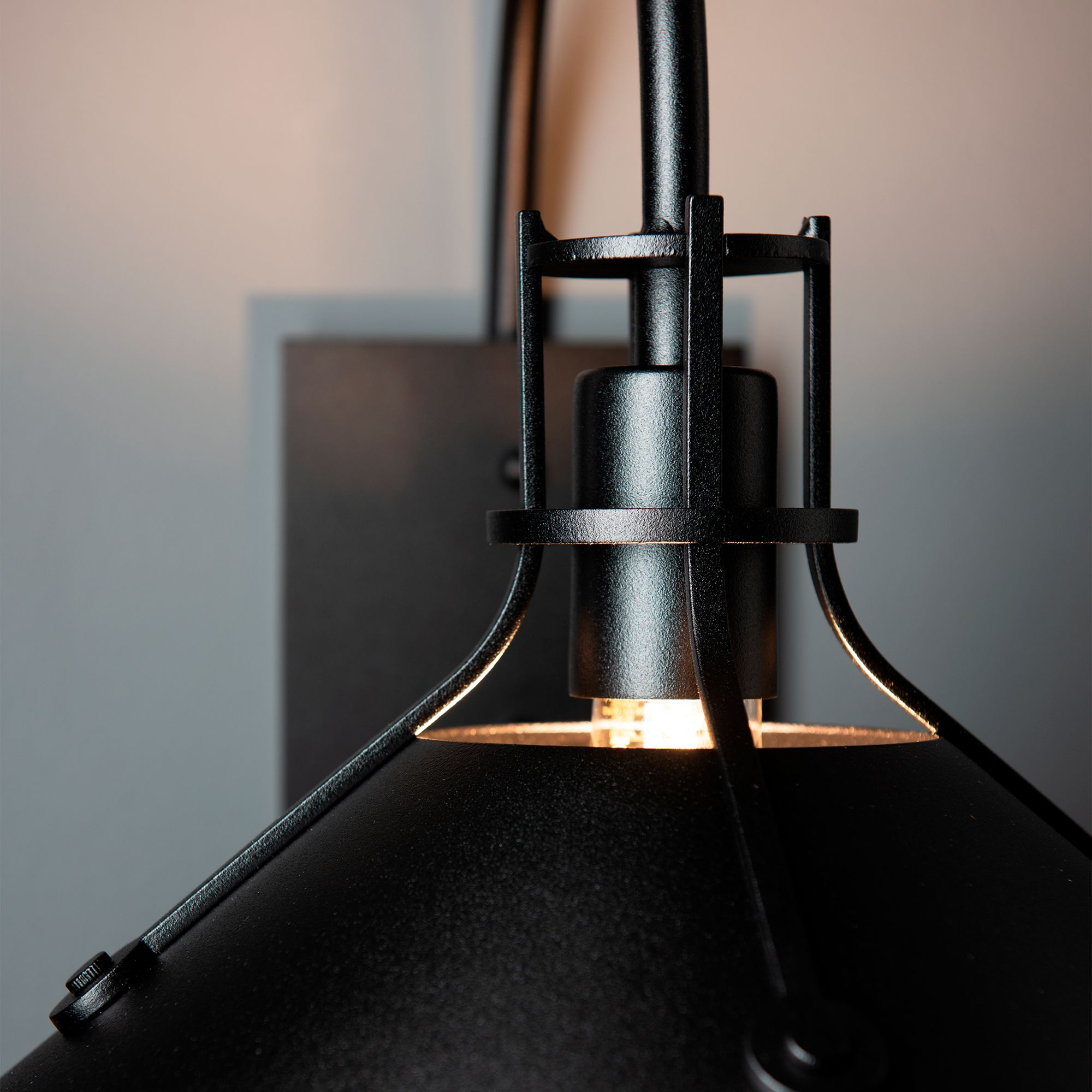 Image 7 Henry Large Outdoor Sconce - Black Finish - Made to Order more views