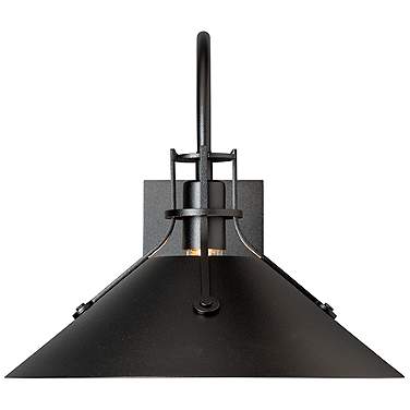 Henry Large Outdoor Sconce - Black Finish