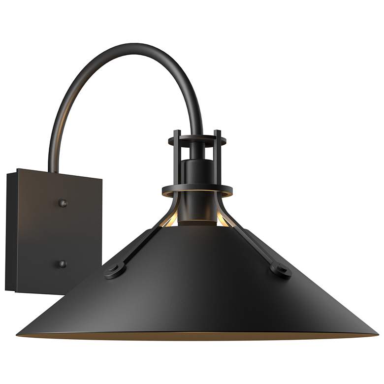 Image 1 Henry Large Outdoor Sconce - Black Finish