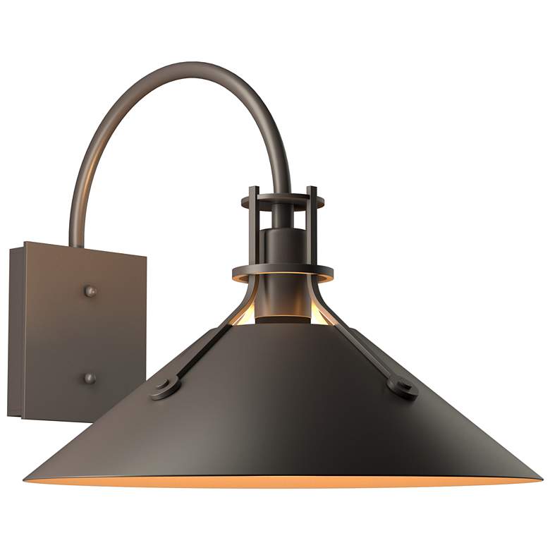 Image 1 Henry Large Outdoor Sconce - Smoke Finish