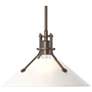 Henry Medium Shade Pendant - Bronze - Frosted Glass