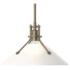 Henry Medium Shade Pendant - Gold - Frosted Glass