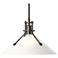 Henry Medium Shade Pendant - Oil Rubbed Bronze - Frosted Glass