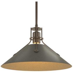 Henry Medium Steel Shade Pendant - Bronze - Iron