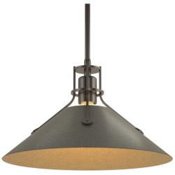 Henry Medium Steel Shade Pendant - Oil Rubbed Bronze - Iron