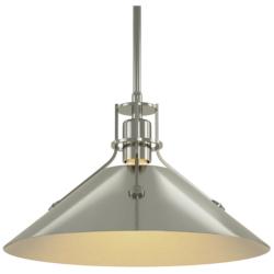 Henry Medium Steel Shade Pendant - Sterling - Sterling