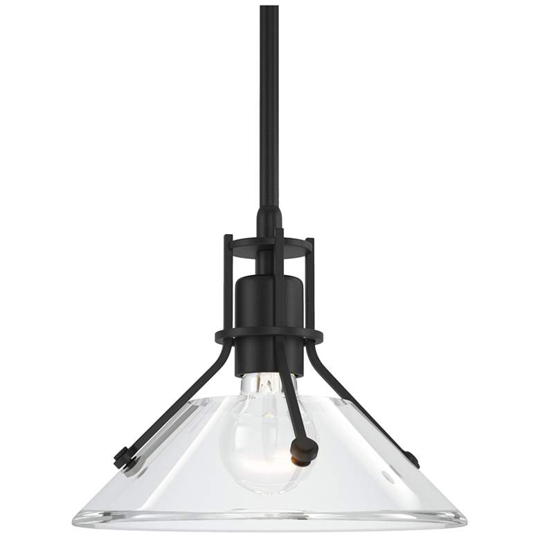 Image 1 Henry Mini Pendant - Black Finish - Clear Glass