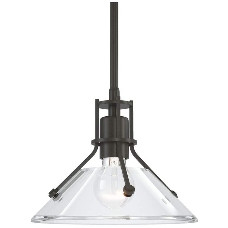 Image 1 Henry Mini Pendant - Smoke Finish - Clear Glass