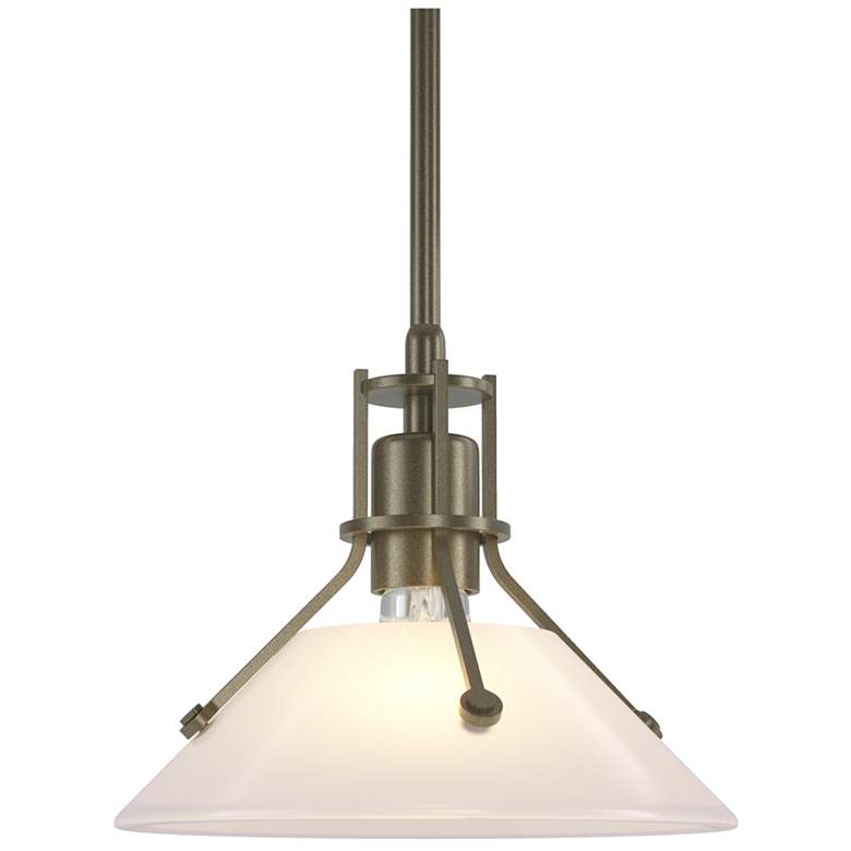 Image 1 Henry Mini Pendant - Soft Gold Finish - Frosted Glass