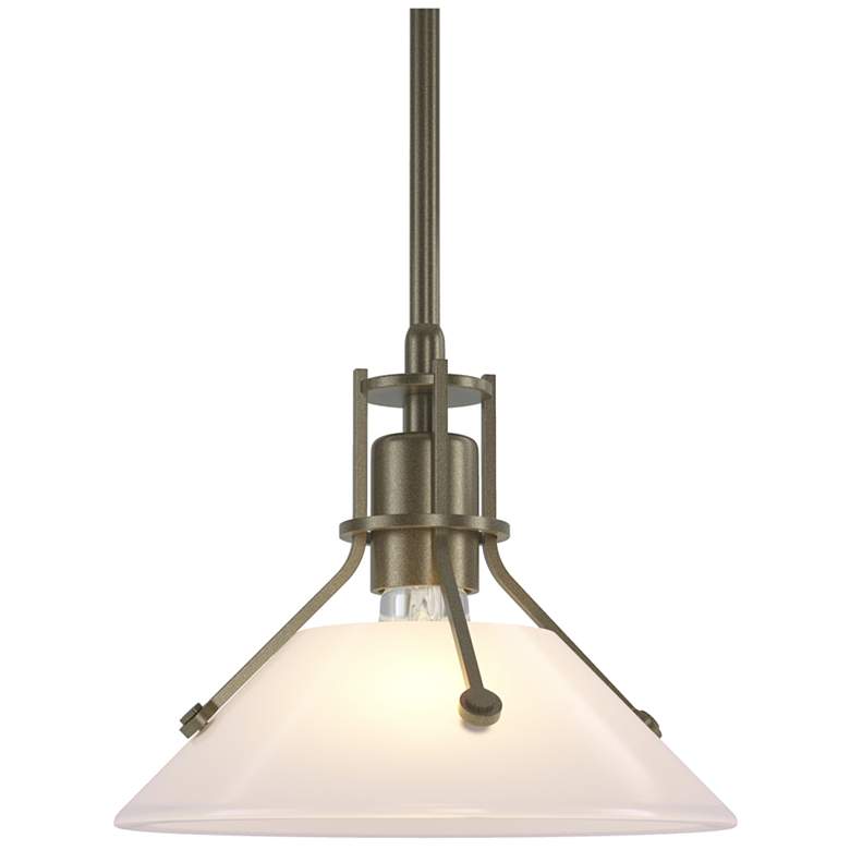 Image 1 Henry Mini Pendant - Soft Gold Finish - Frosted Glass