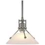 Henry Mini Pendant - Sterling Finish - Frosted Glass