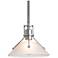 Henry Mini Pendant - Vintage Platinum Finish - Frosted Glass