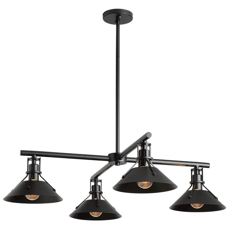 Image 1 Henry Outdoor 4-Light Pendant - Black Finish