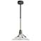 Henry Outdoor Pendant Medium - Natural Iron Finish - Clear Glass - Standard