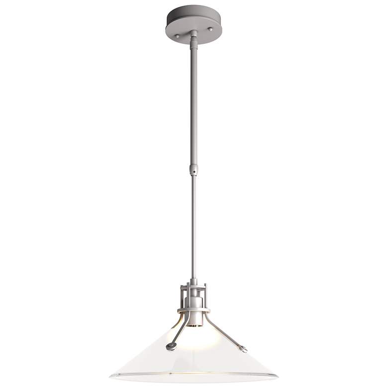 Image 1 Henry Outdoor Pendant Medium - Steel Finish - Frosted Glass - Standard
