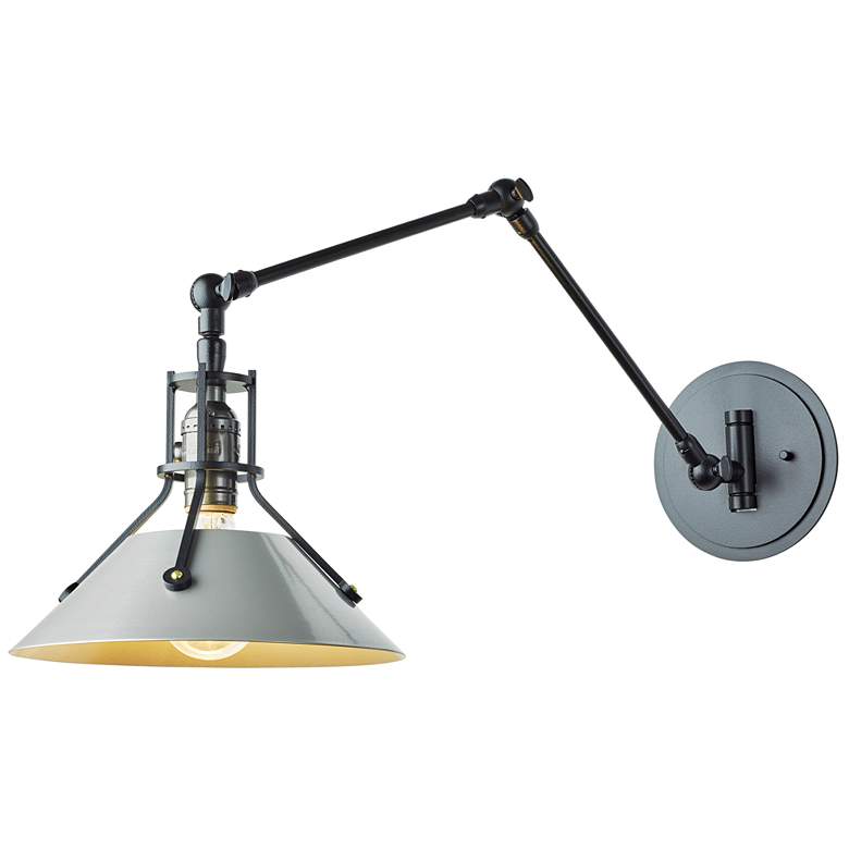 Image 1 Henry Sconce - Black Finish - Black Accents