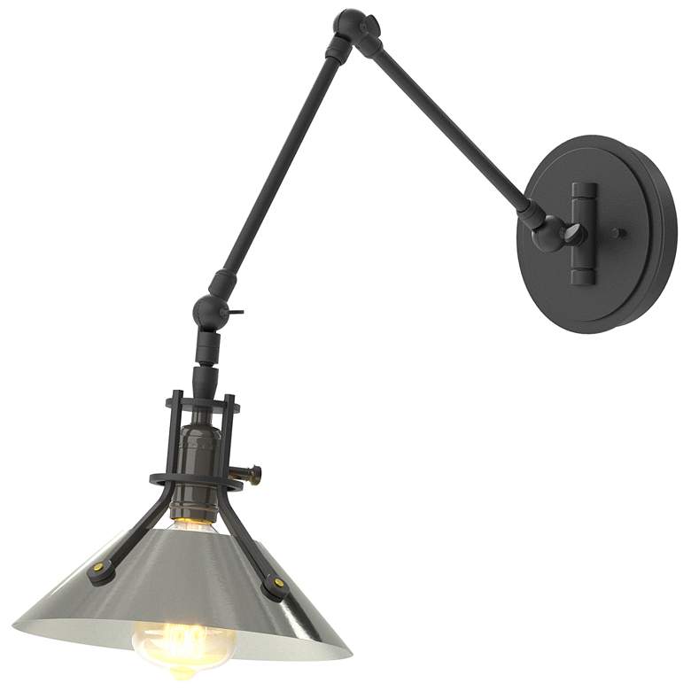Image 1 Henry Sconce - Black Finish - Sterling Accents