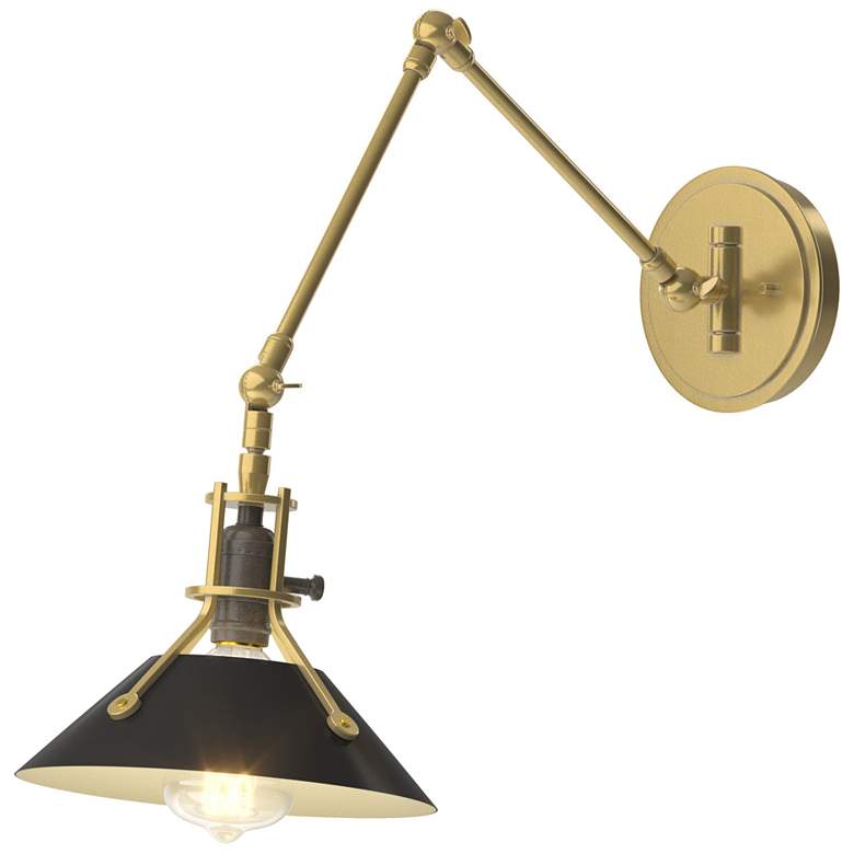 Image 1 Henry Sconce - Modern Brass - Black