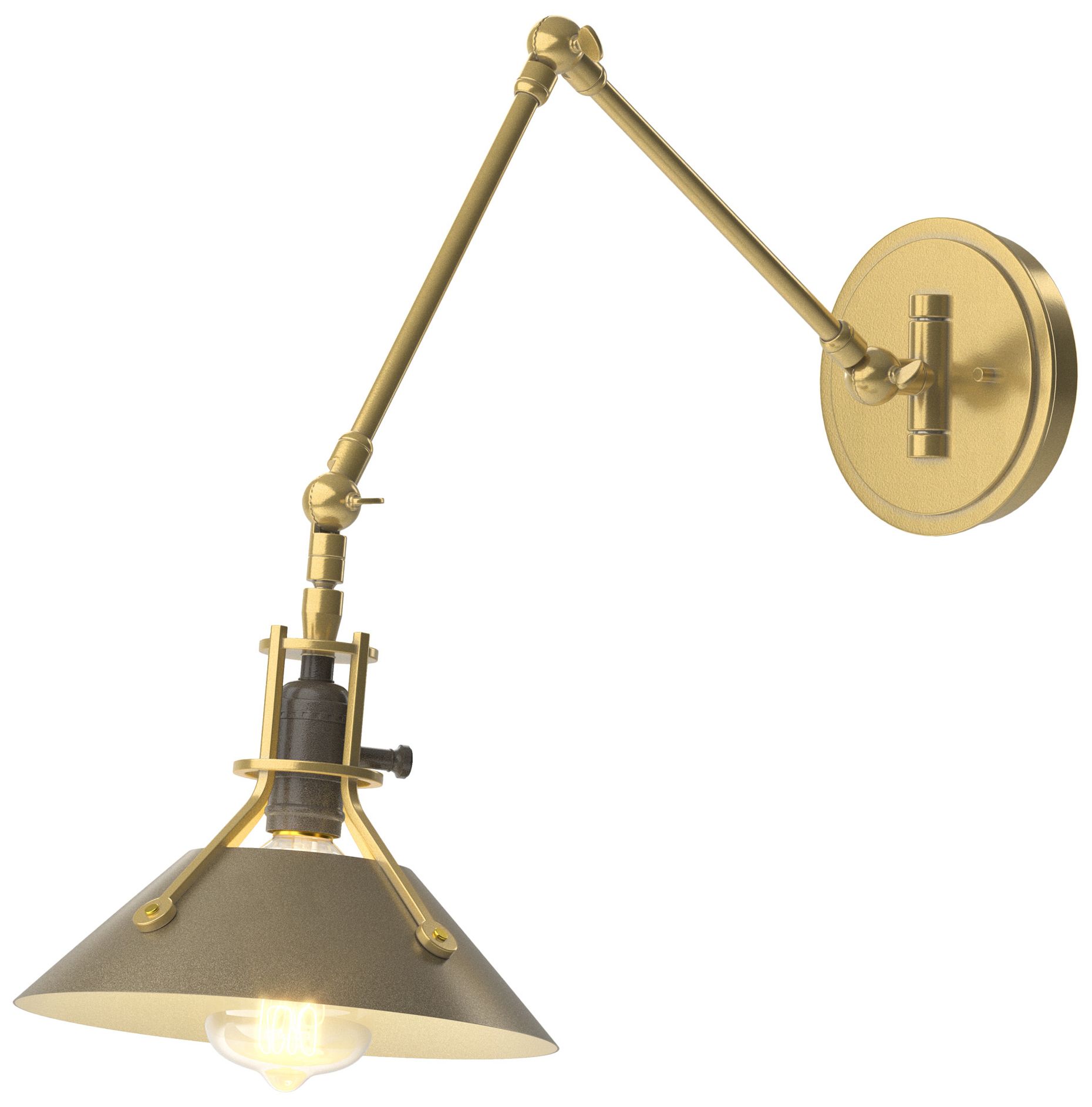 Henry Sconce - Modern Brass - Gold - Made to Order