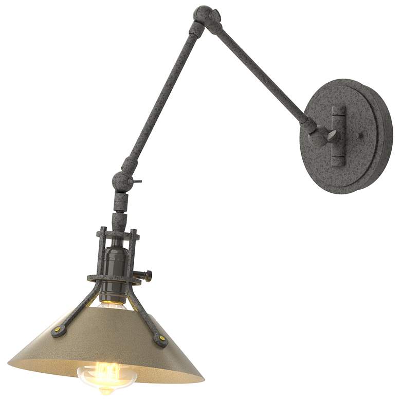 Image 1 Henry Sconce - Natural Iron Finish - Soft Gold Accents