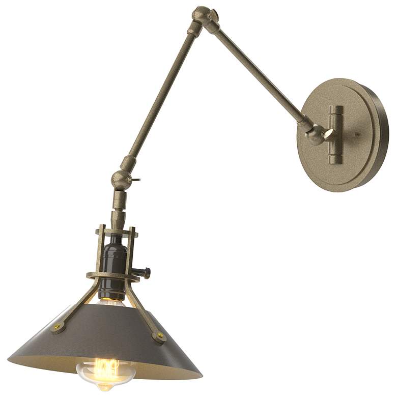Image 1 Henry Sconce - Soft Gold Finish - Dark Smoke Accents
