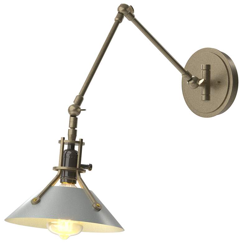 Image 1 Henry Sconce - Soft Gold Finish - Vintage Platinum Accents