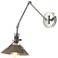 Henry Sconce - Sterling Finish - Bronze Accents