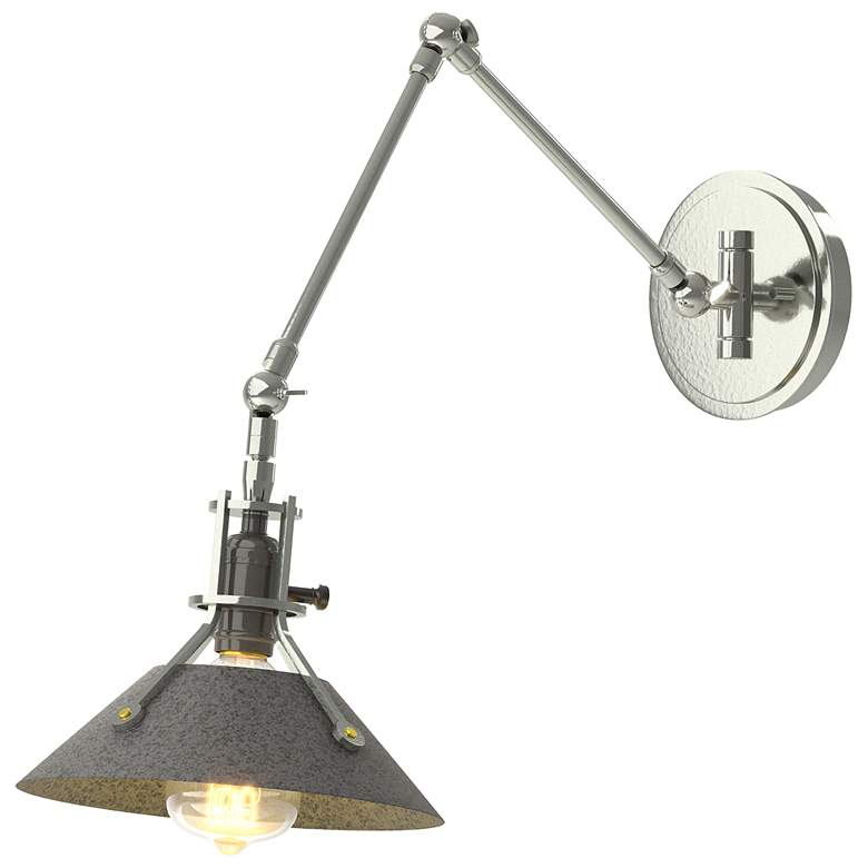 Image 1 Henry Sconce - Sterling Finish - Natural Iron Accents